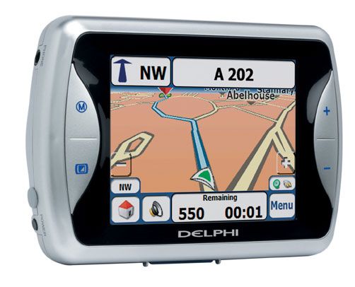 GPS navigačný systém Delphi Grundig NAV210E